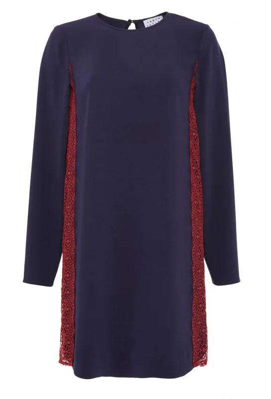 Crepe Shift Lindsey Dress