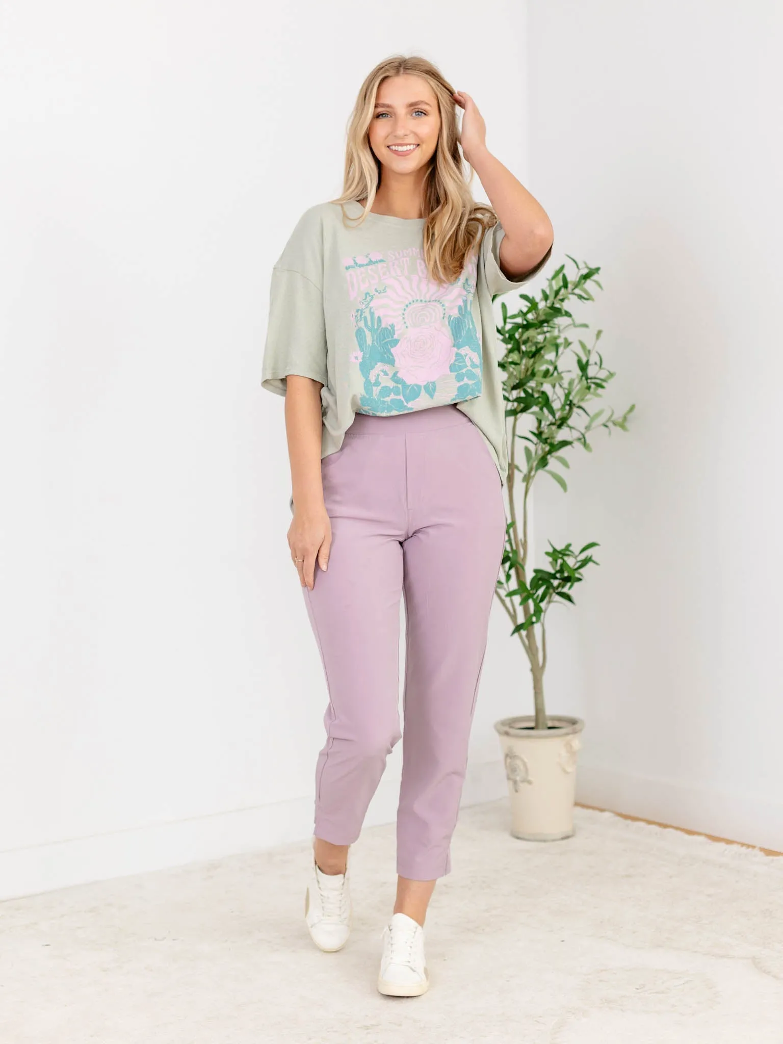 Crinkle Woven Pant