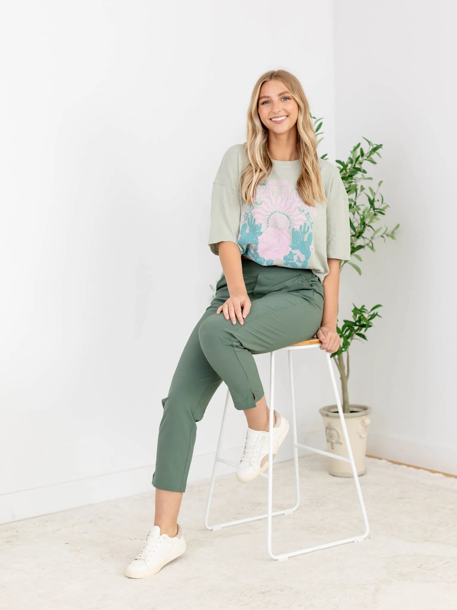 Crinkle Woven Pant
