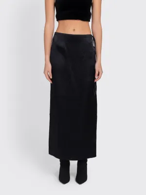 Crinkled Pencil Skirt