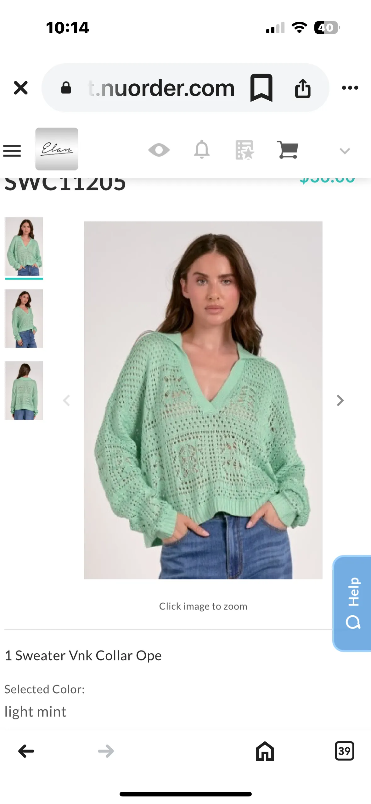 Crochet look Sweater SWC11205