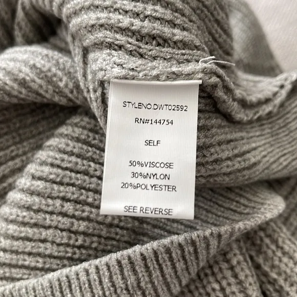 Cute Heather Gray Turtleneck Sweater