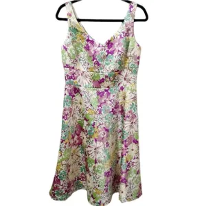 Cynthia Howie Sz 8 Floral Spring Dress