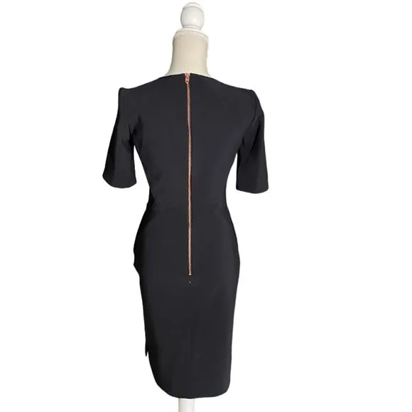 DAI London Fundamental Shift Dress size UK 6 / US 0 2 XS black career