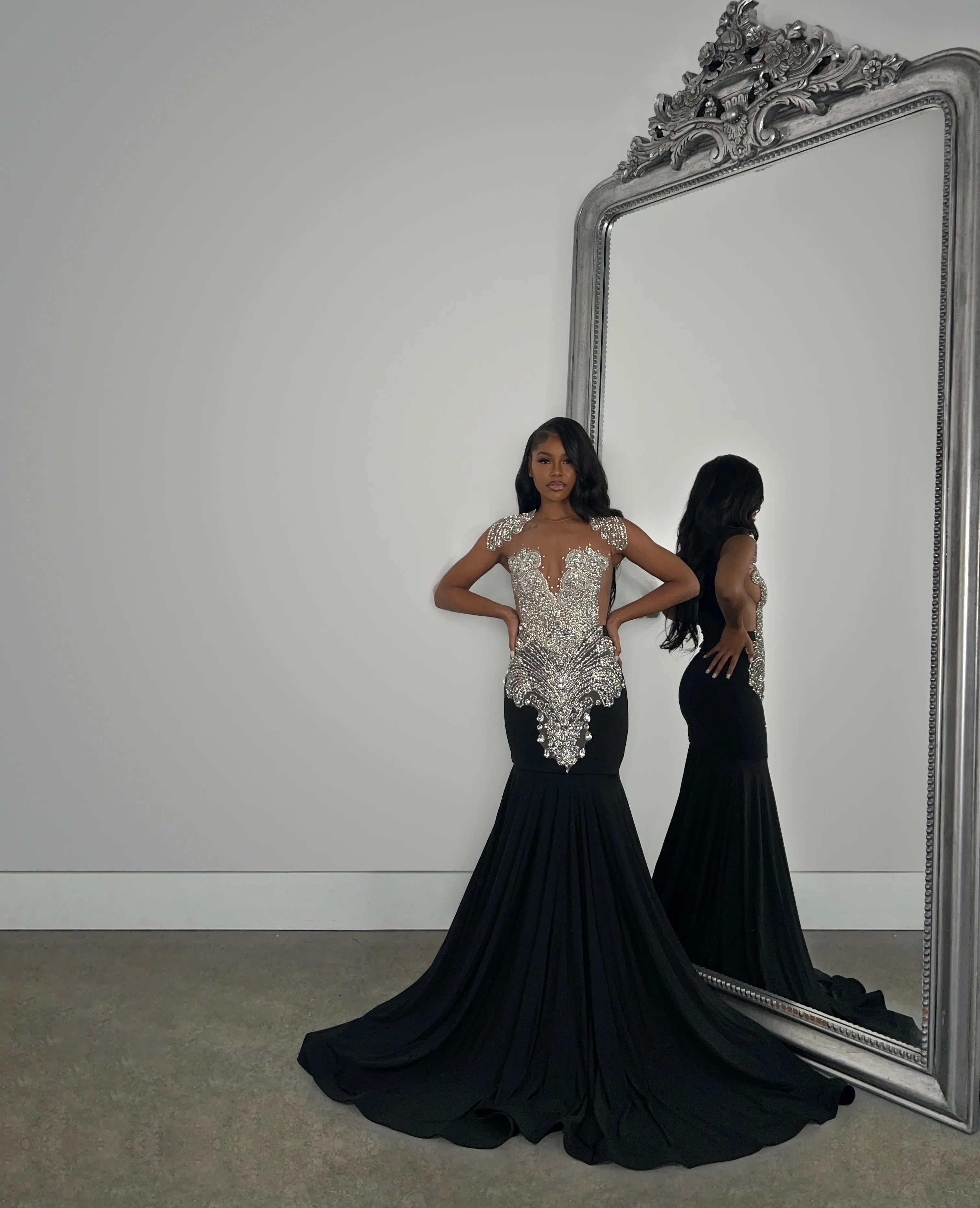 Dayan Gown Black