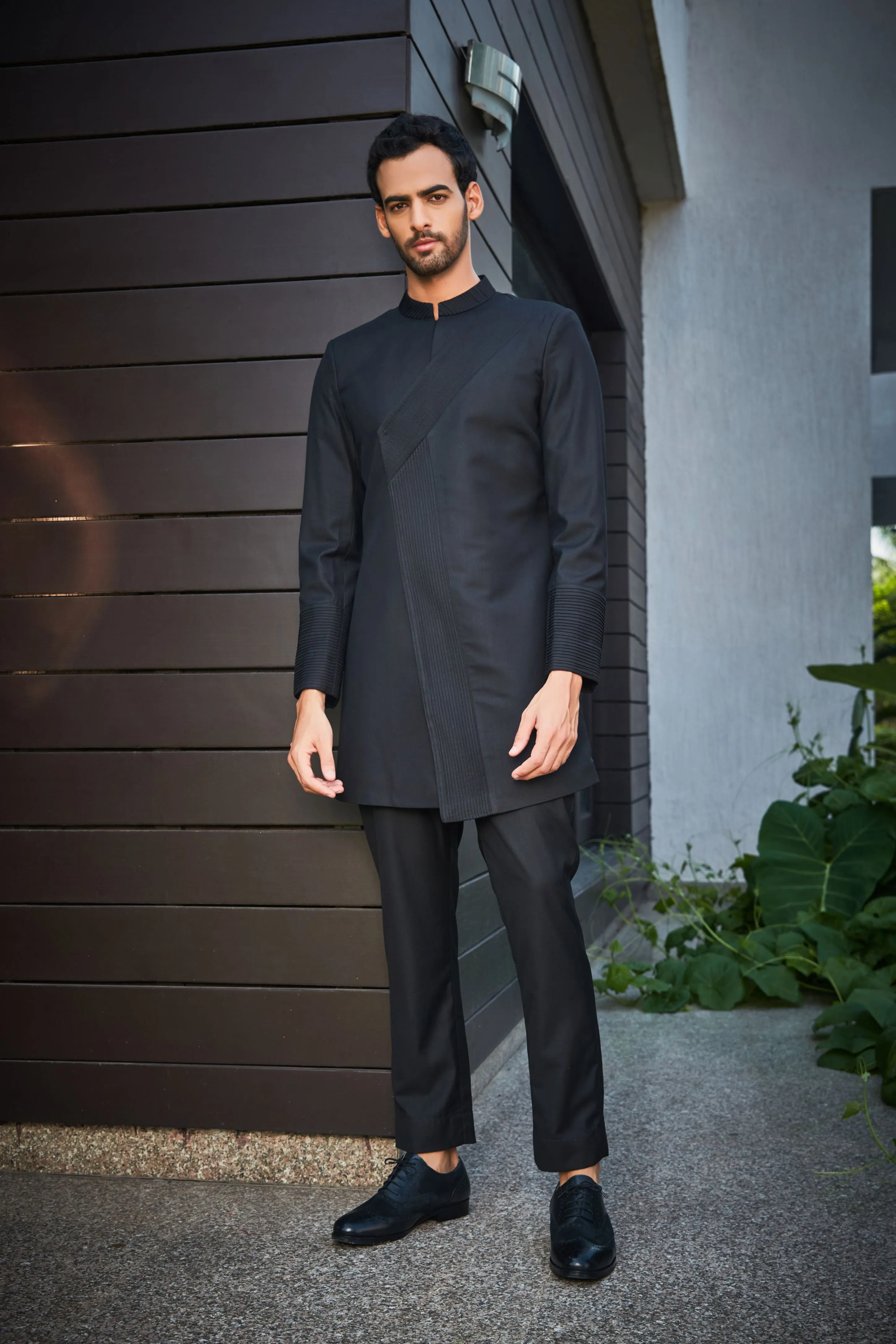 Dejon- Black Indo-western set