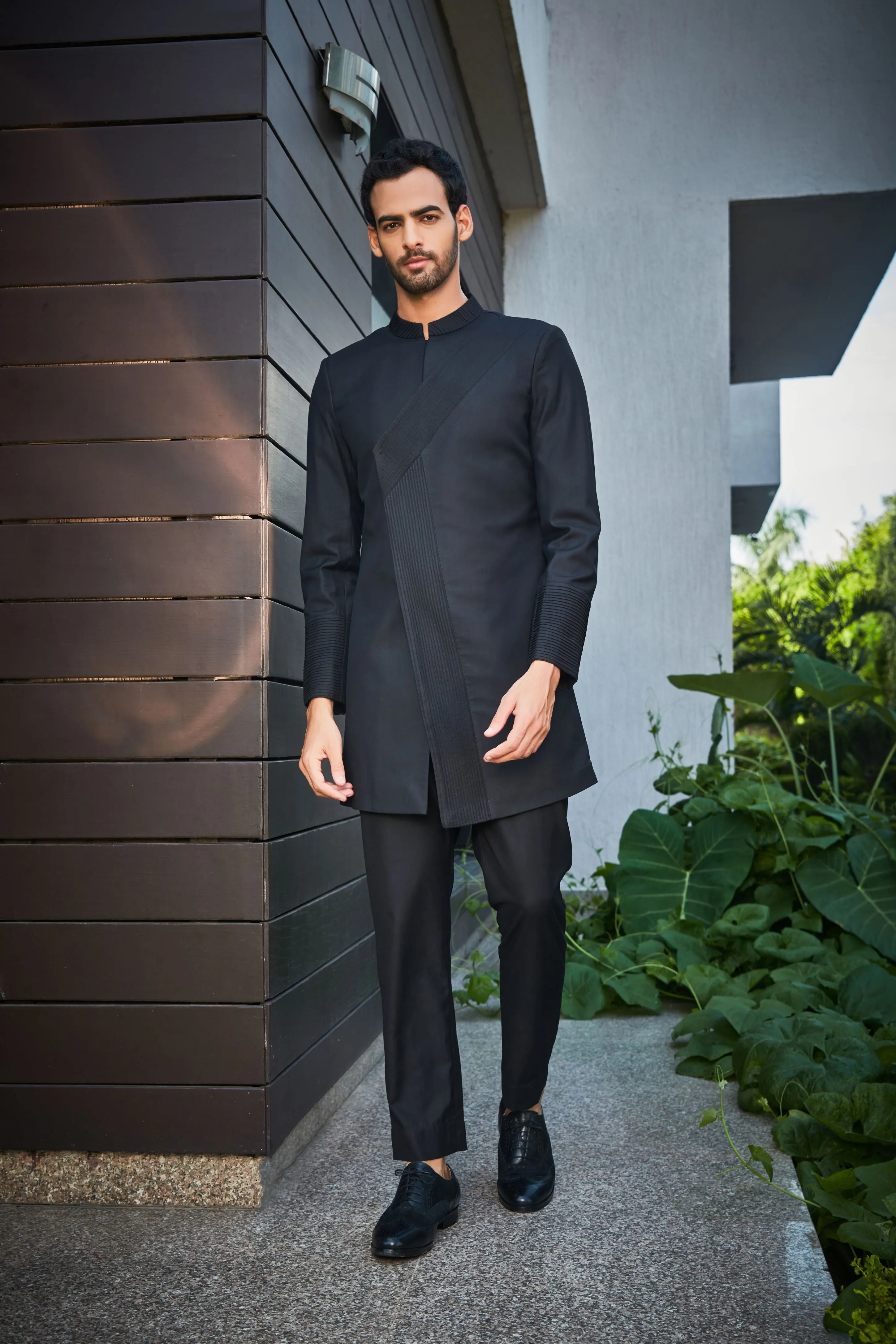 Dejon- Black Indo-western set