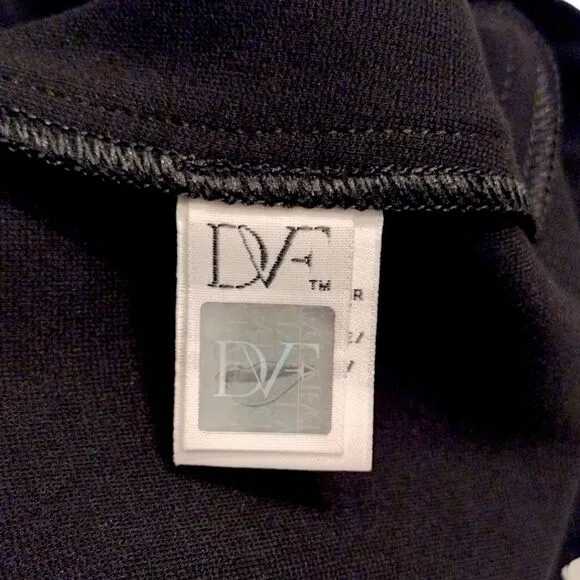 Diane Von Furstenberg DVF Pencil Skirt with Pockets, Size 2, Black NWOT