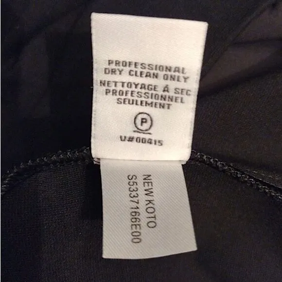 Diane Von Furstenberg DVF Pencil Skirt with Pockets, Size 2, Black NWOT
