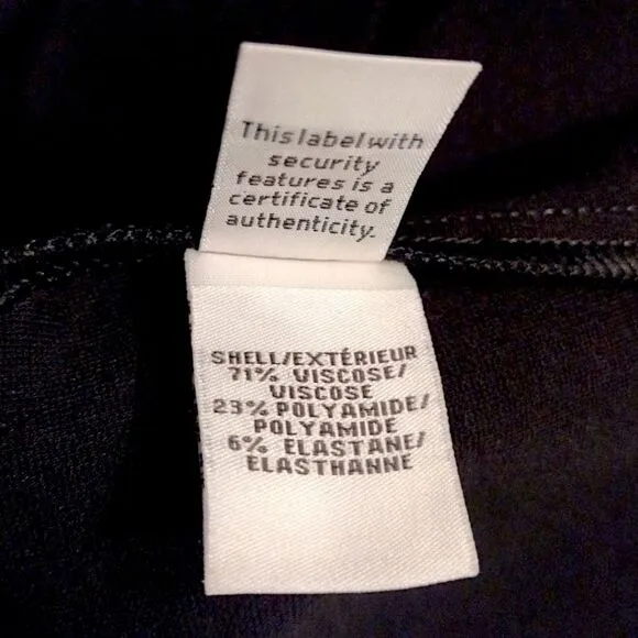 Diane Von Furstenberg DVF Pencil Skirt with Pockets, Size 2, Black NWOT