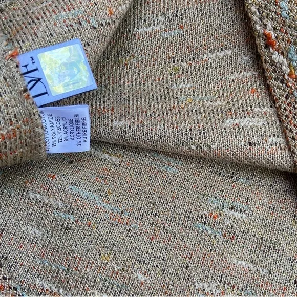 Diane Von Furstenberg Kawa Mini Skirt Multi Print Neutral Tweed New Women’s Sz 6