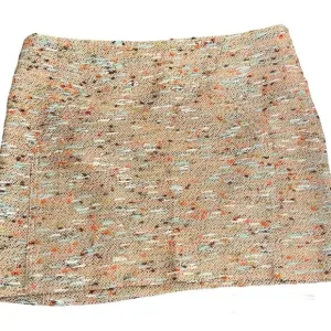 Diane Von Furstenberg Kawa Mini Skirt Multi Print Neutral Tweed New Women’s Sz 6