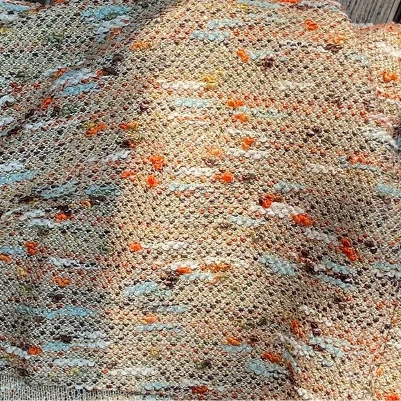 Diane Von Furstenberg Kawa Mini Skirt Multi Print Neutral Tweed New Women’s Sz 6