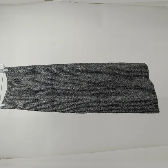 Diane Von Furstenberg Metallic Ribbed American Nights 1980's Pencil Skirt Medium
