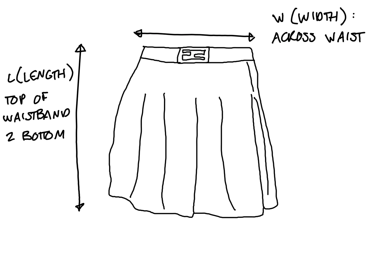 Dior Blue Monogram Pencil Skirt