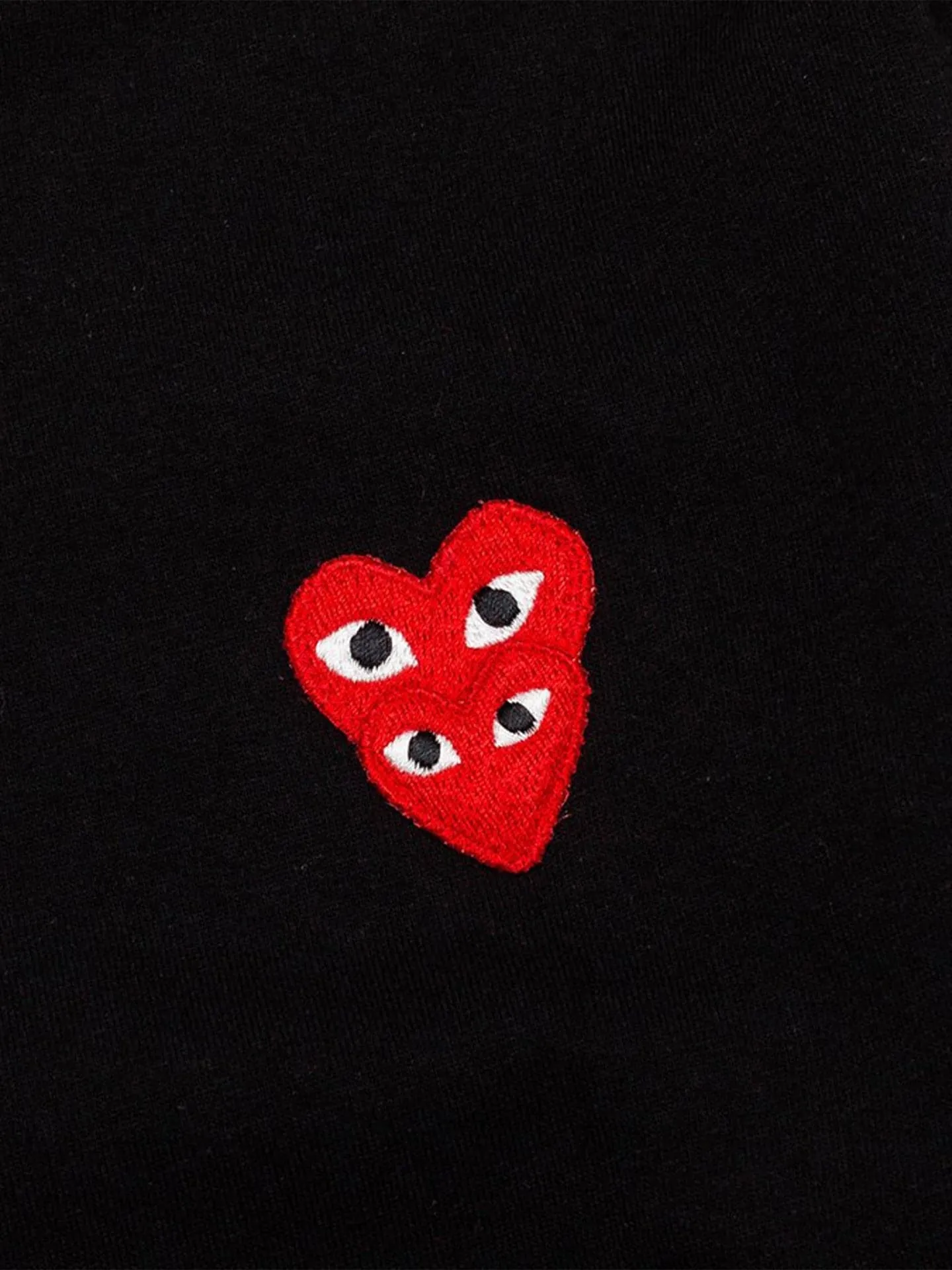 Double Eye V Neck Sweater - Black