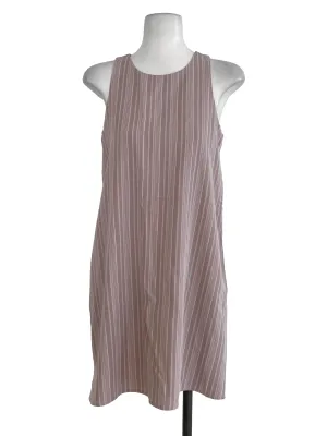 Dusty Pink Stripes Shift Dress