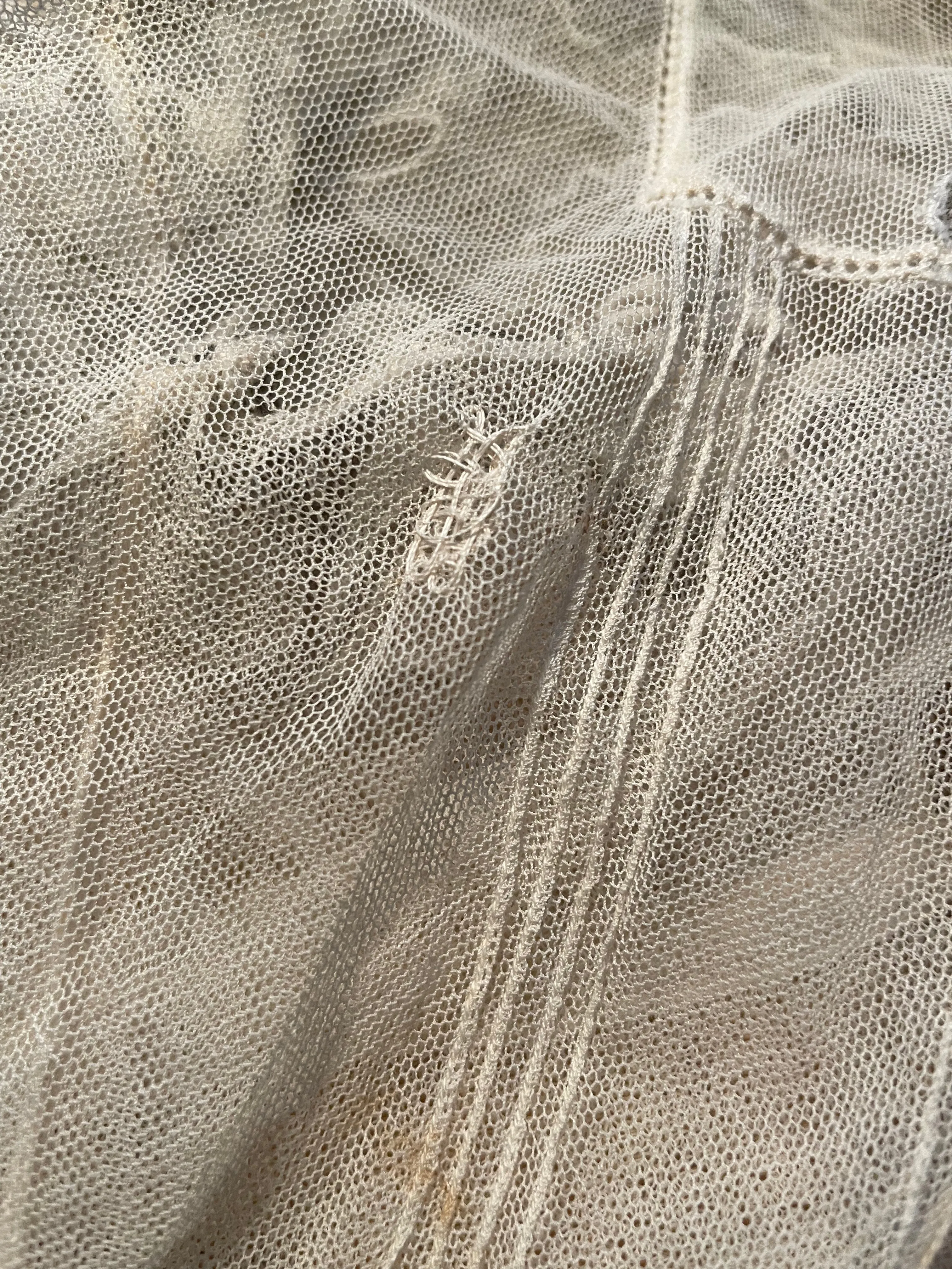 Edwardian Floral Net Pigeon Breast Blouse