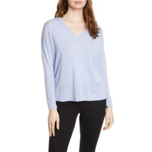 Eileen Fisher V-Neck Lightweight Sweater Size Large NWOT