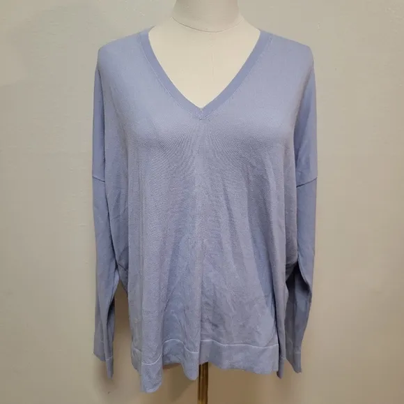 Eileen Fisher V-Neck Lightweight Sweater Size Large NWOT