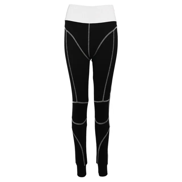 Elastic Crop Top Legging Pants Set