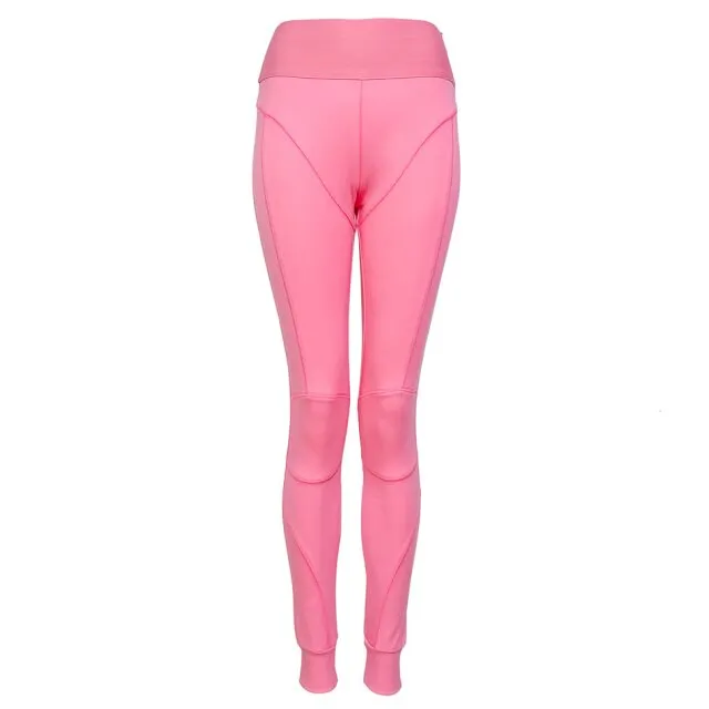 Elastic Crop Top Legging Pants Set