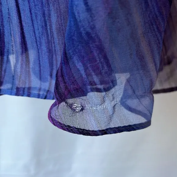 Elizabeth and James Purple Jana Silk Cocktail Dress