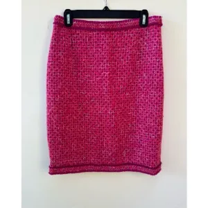 Escada Tweed Pencil Skirt