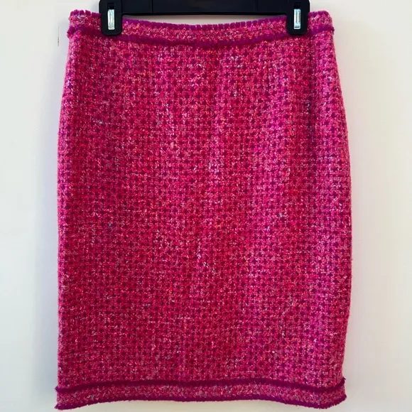 Escada Tweed Pencil Skirt