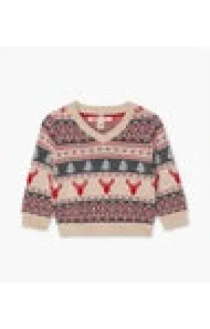 Fair Isle Stag Sweater