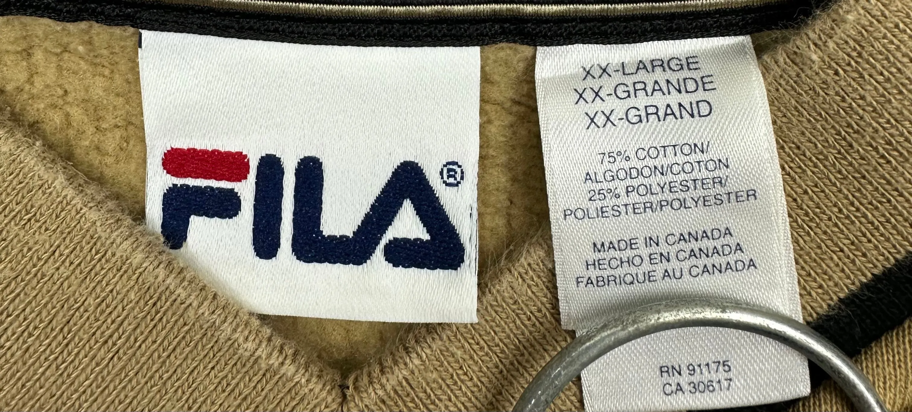 FILA V-NECK SWEATER - (XXL)