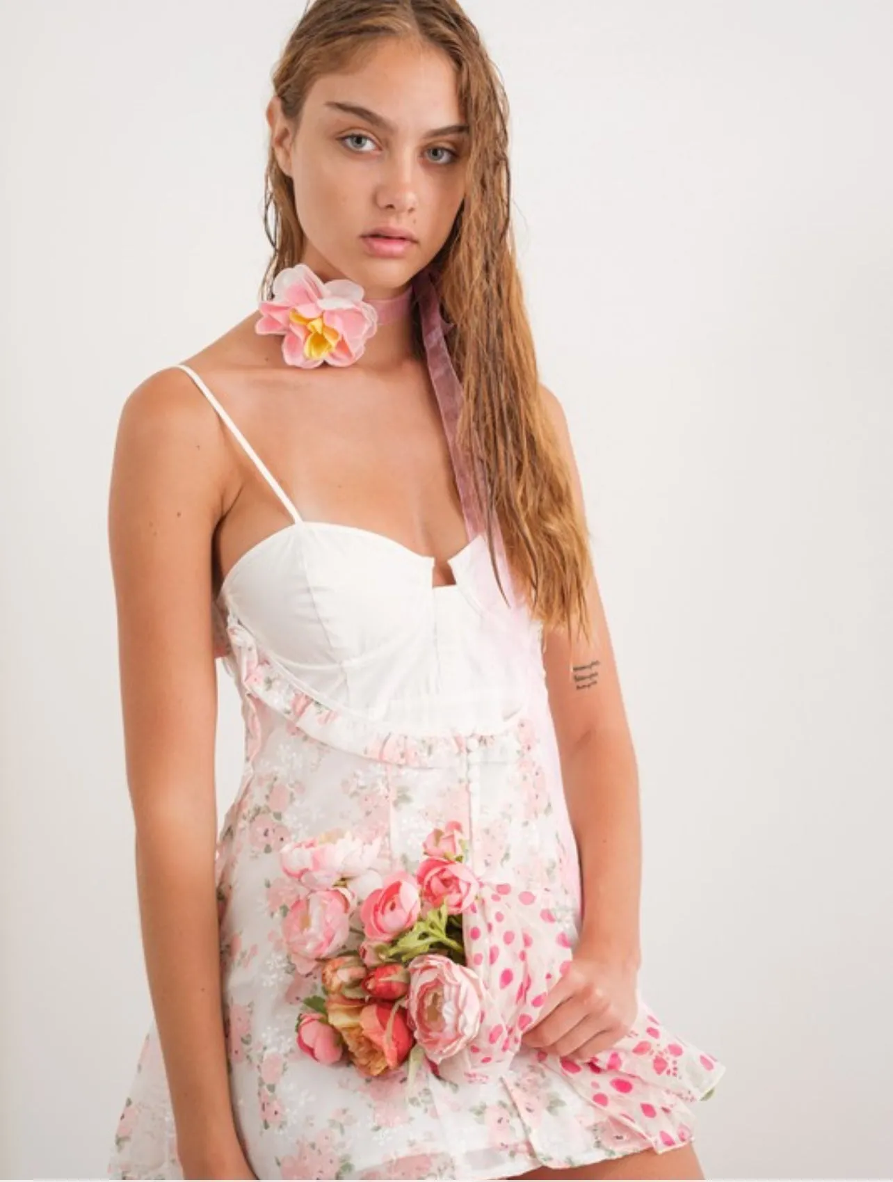 Flare Floral Dress