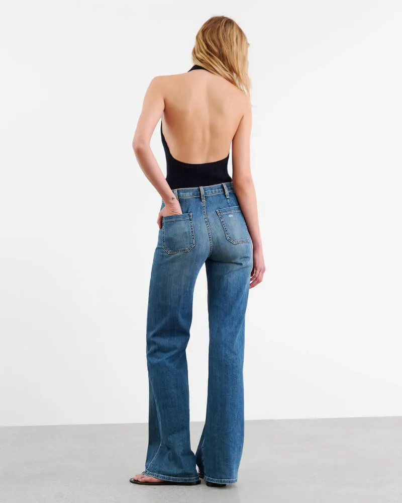 Florence Pant in Classic denim