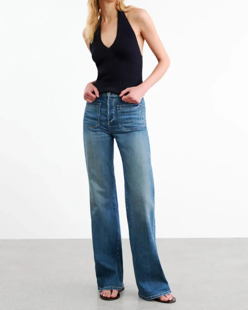 Florence Pant in Classic denim
