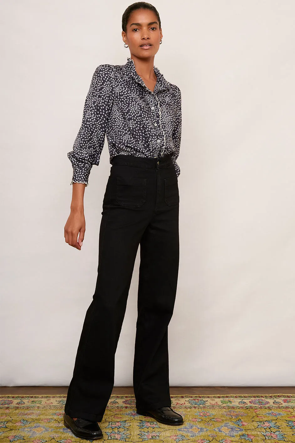 Flossie Flare Jean - Black
