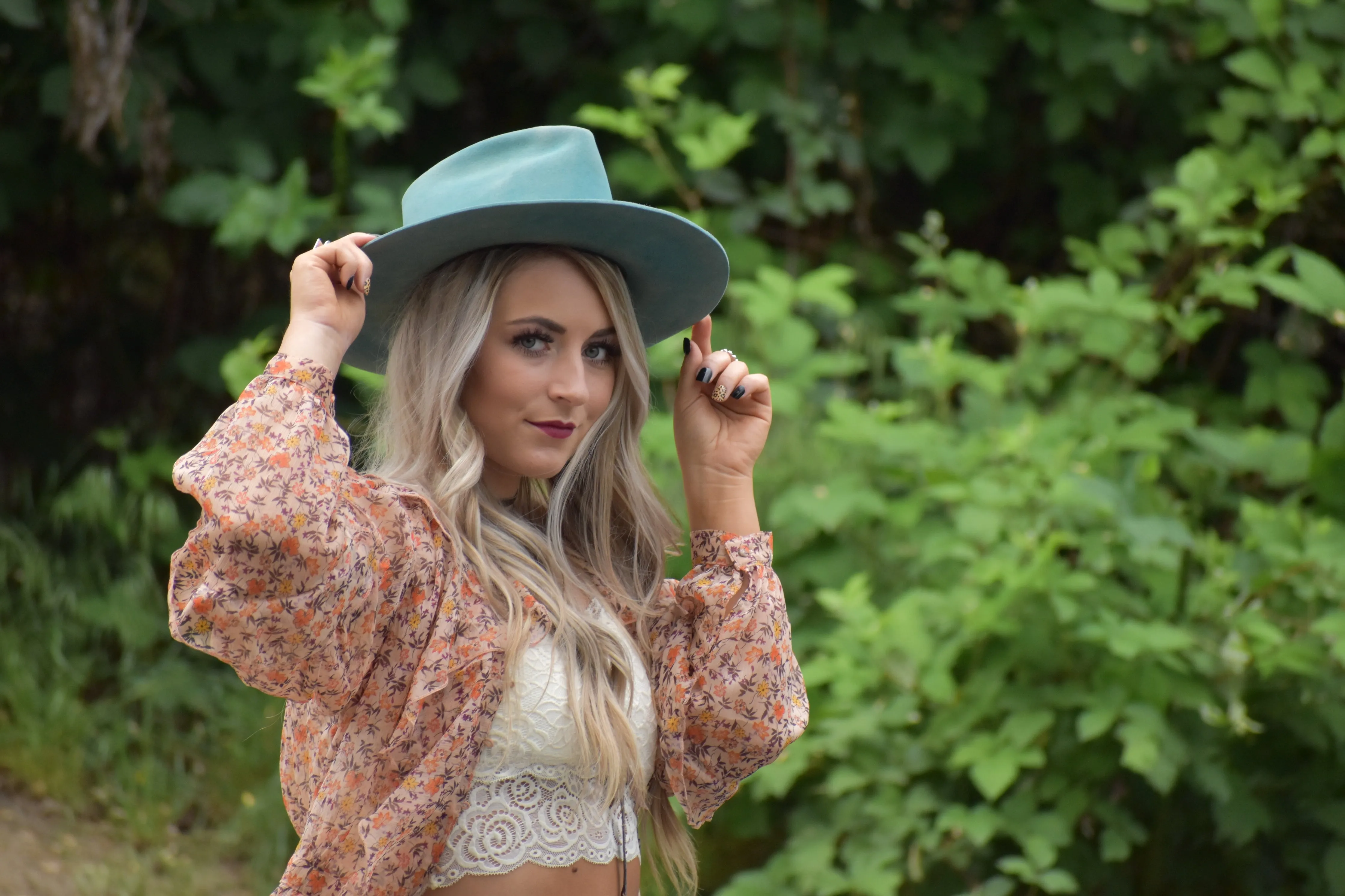 Frances Floral print blouse