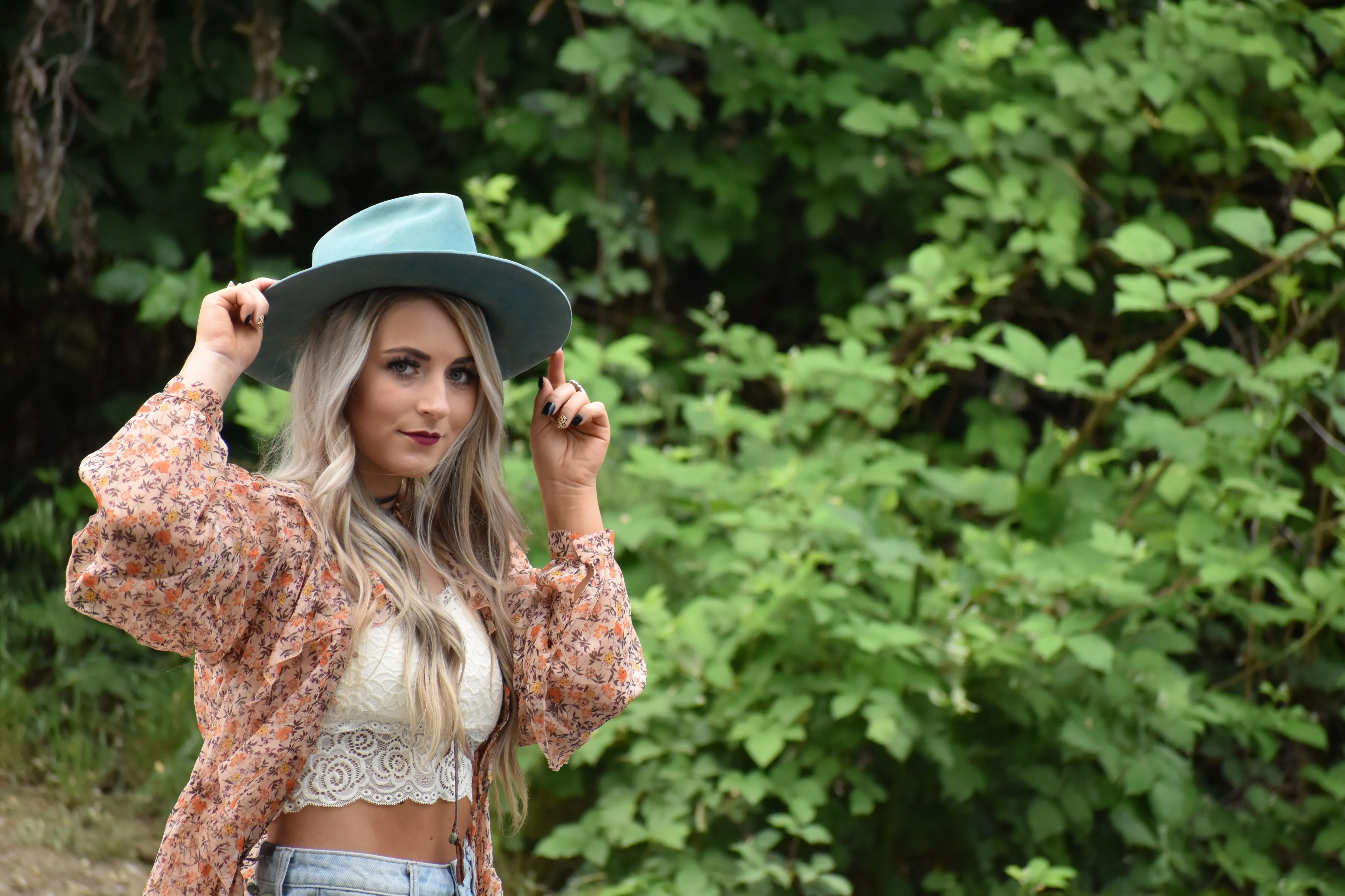 Frances Floral print blouse