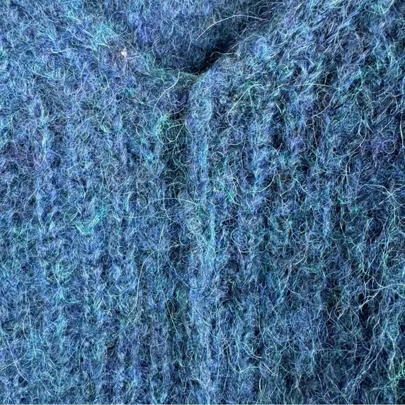 Free People Moonbeam V Neck Oversized Alpaca Blend Sweater Size: X-Small