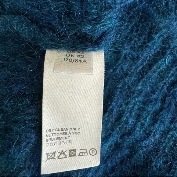 Free People Moonbeam V Neck Oversized Alpaca Blend Sweater Size: X-Small