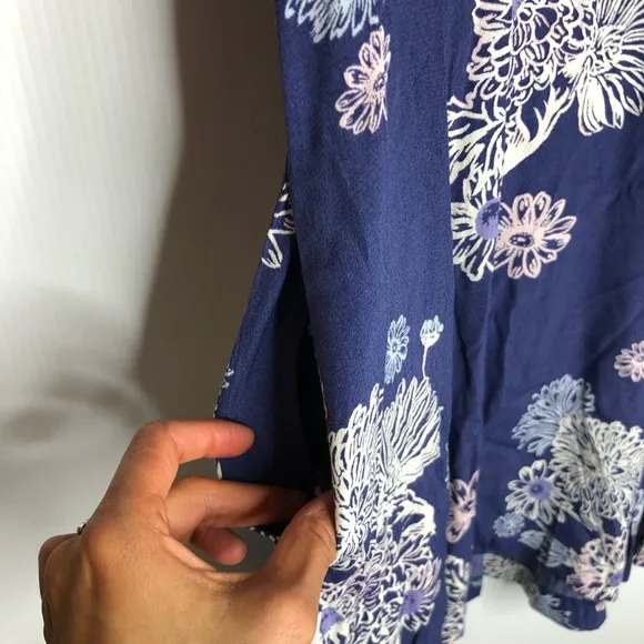 Free People- NWT Blue Hawaiian Fit &amp; Flare dress