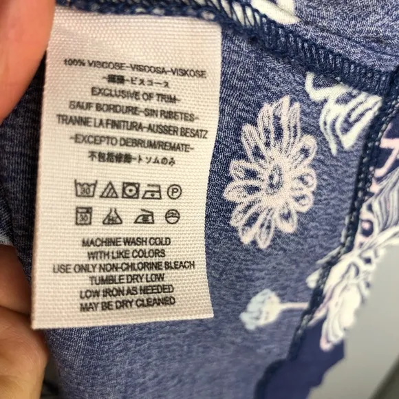 Free People- NWT Blue Hawaiian Fit &amp; Flare dress