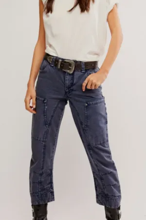 Free People: Supersonic Slim Pant in Big Dipper