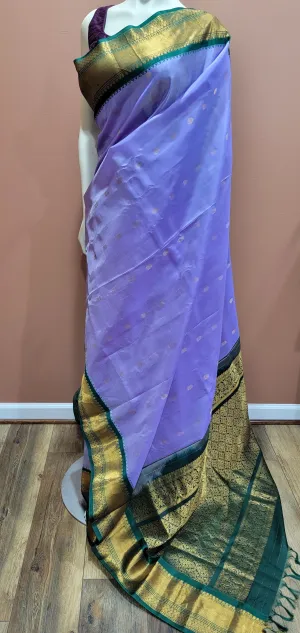 Gadwal Pattu Saree w/ Custom Blouse
