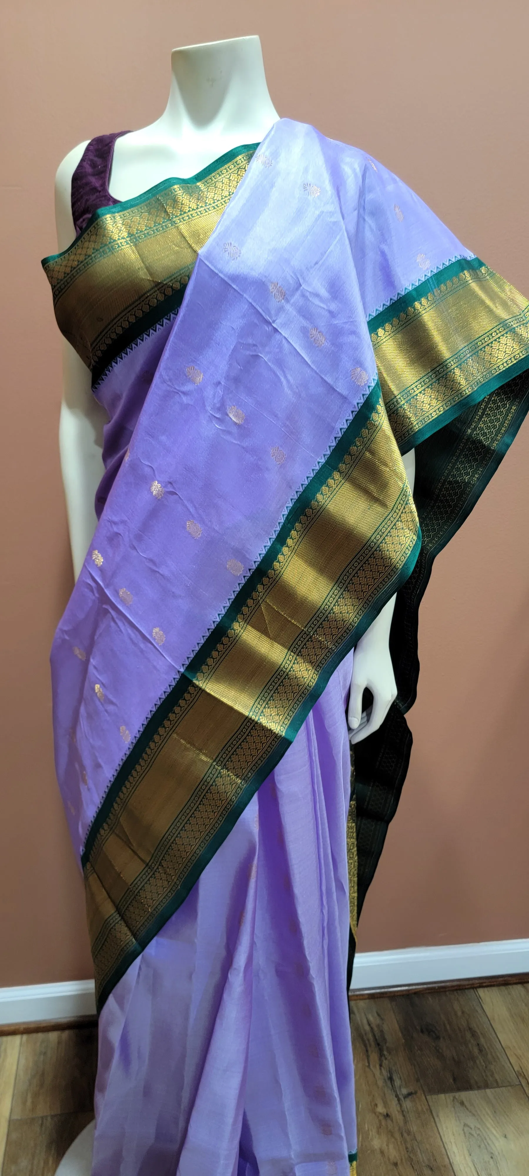 Gadwal Pattu Saree w/ Custom Blouse