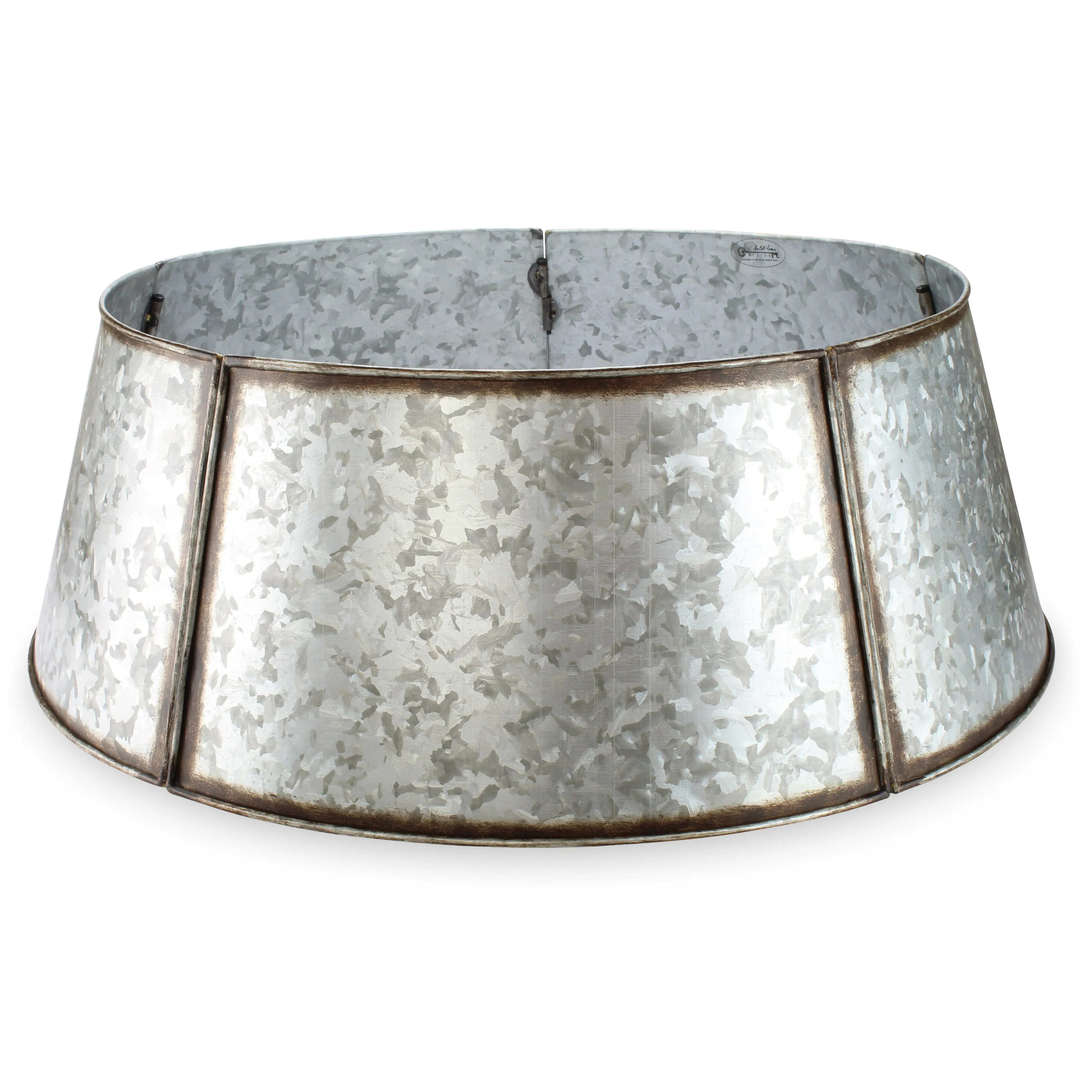 Galvanized Metal Christmas Tree Collar