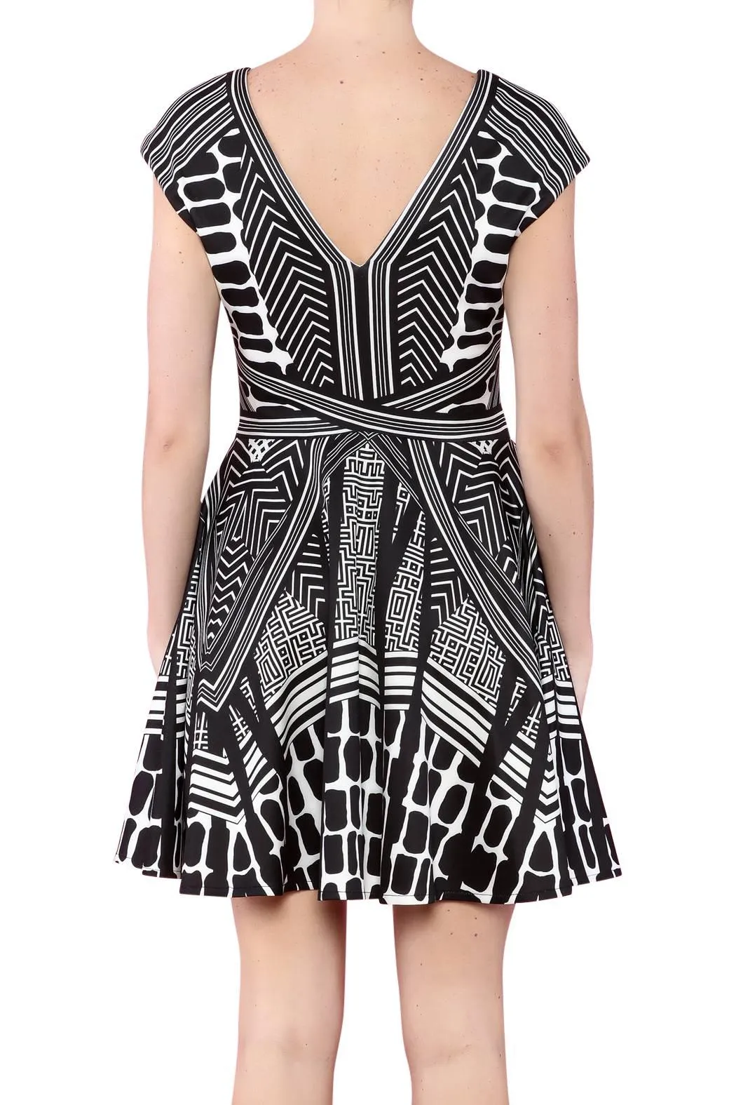 GEO PRINT DRESS