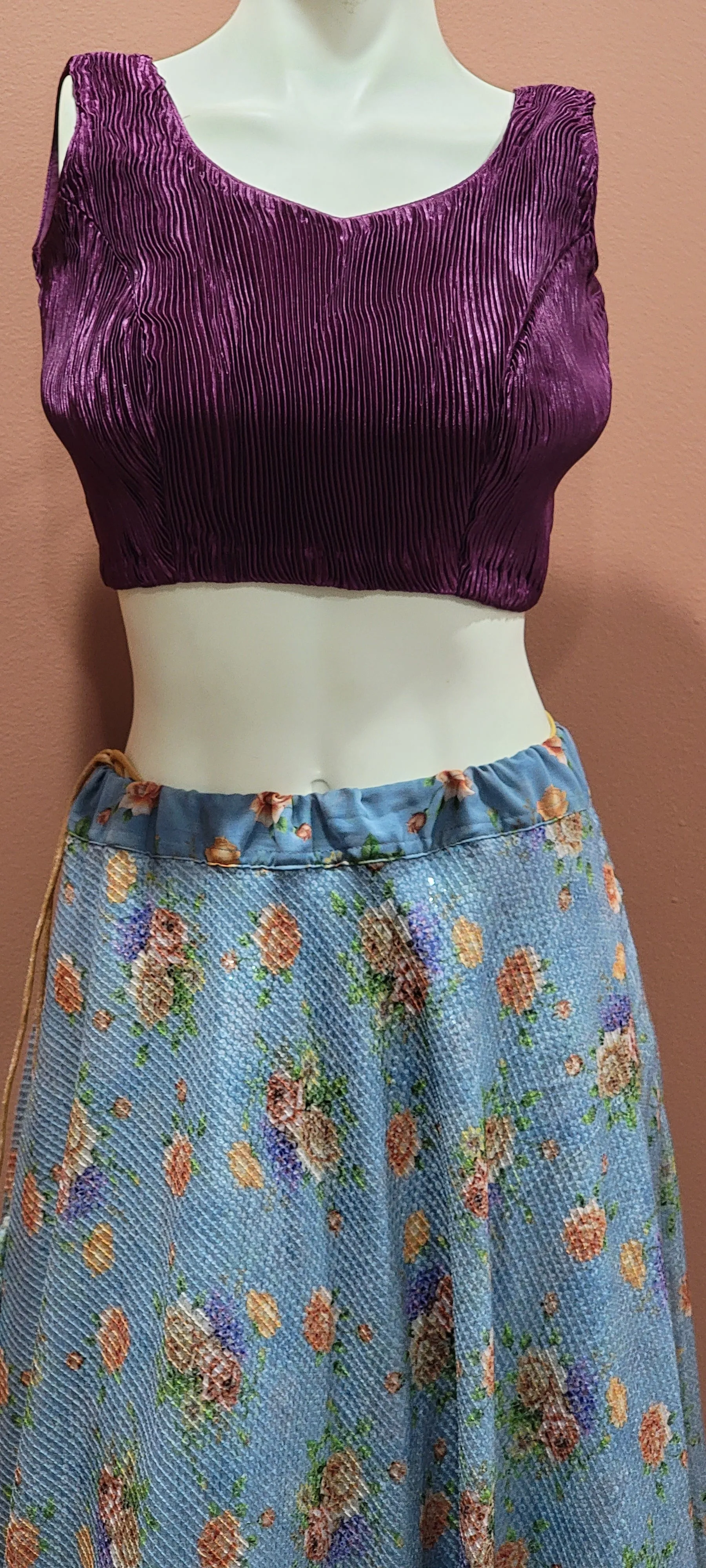 Georgette Sequence Lehenga Set