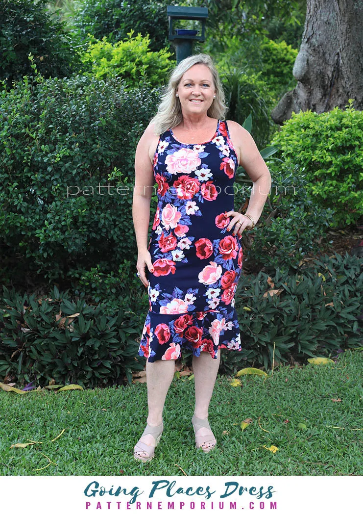 Going Places | Fit-Flare & Fitted Dress Sewing Pattern