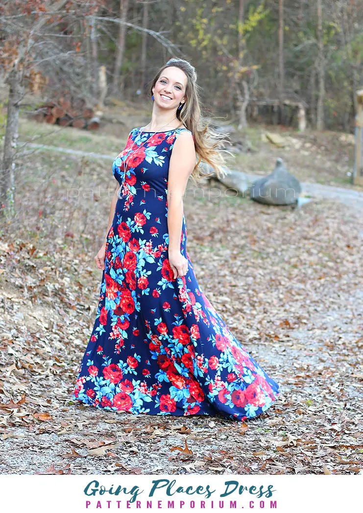Going Places | Fit-Flare & Fitted Dress Sewing Pattern