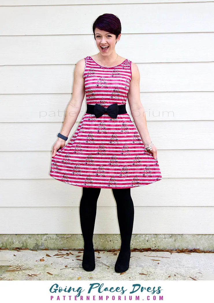 Going Places | Fit-Flare & Fitted Dress Sewing Pattern